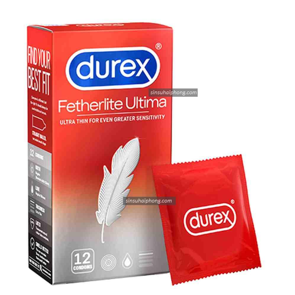 Bao cao su Durex Fetherlite Ultima - sìn sú Hải Phòng