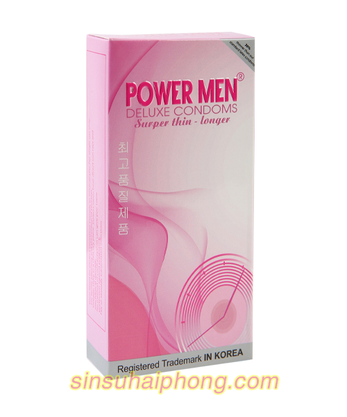Bao cao su Power Men Super Thin Longer 1 - sìn sú Hải Phòng