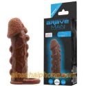 Bao cao su don den da nau co quai deo Brave MAN 5 - sìn sú Hải Phòng