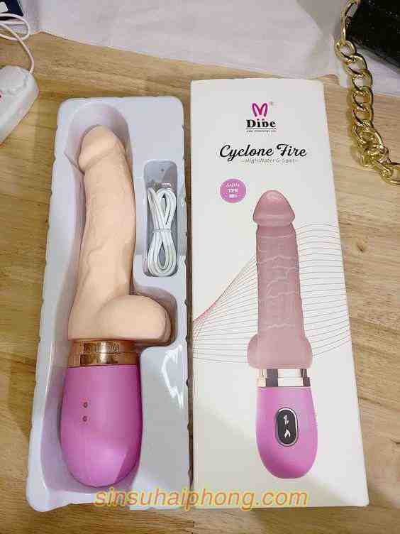 Duong vat gia cam tay rung ngoay thut CyClone Fire Dibe - sìn sú Hải Phòng