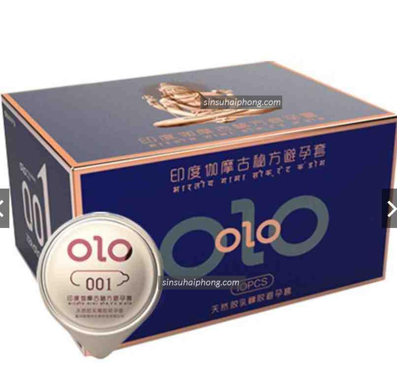 Bao cao su sieu mong 001 OLO xanh 2 - sìn sú Hải Phòng
