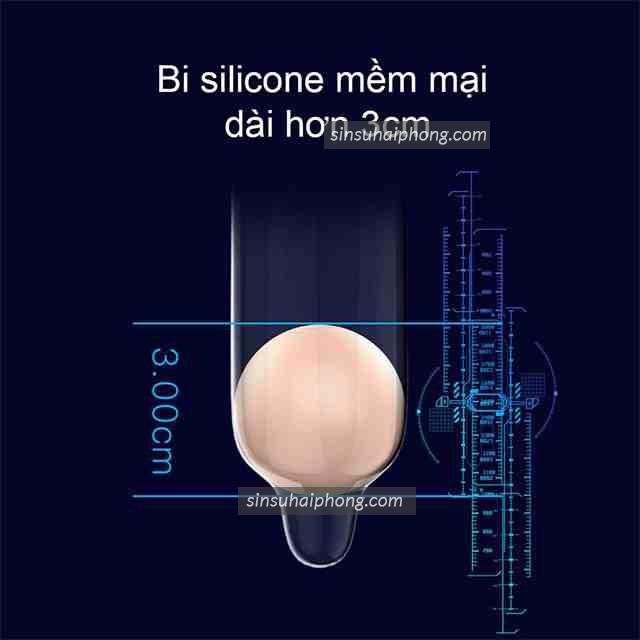 Bao Cao Su OLO Bi Tang Kich Thuoc 3cm 1 - sìn sú Hải Phòng