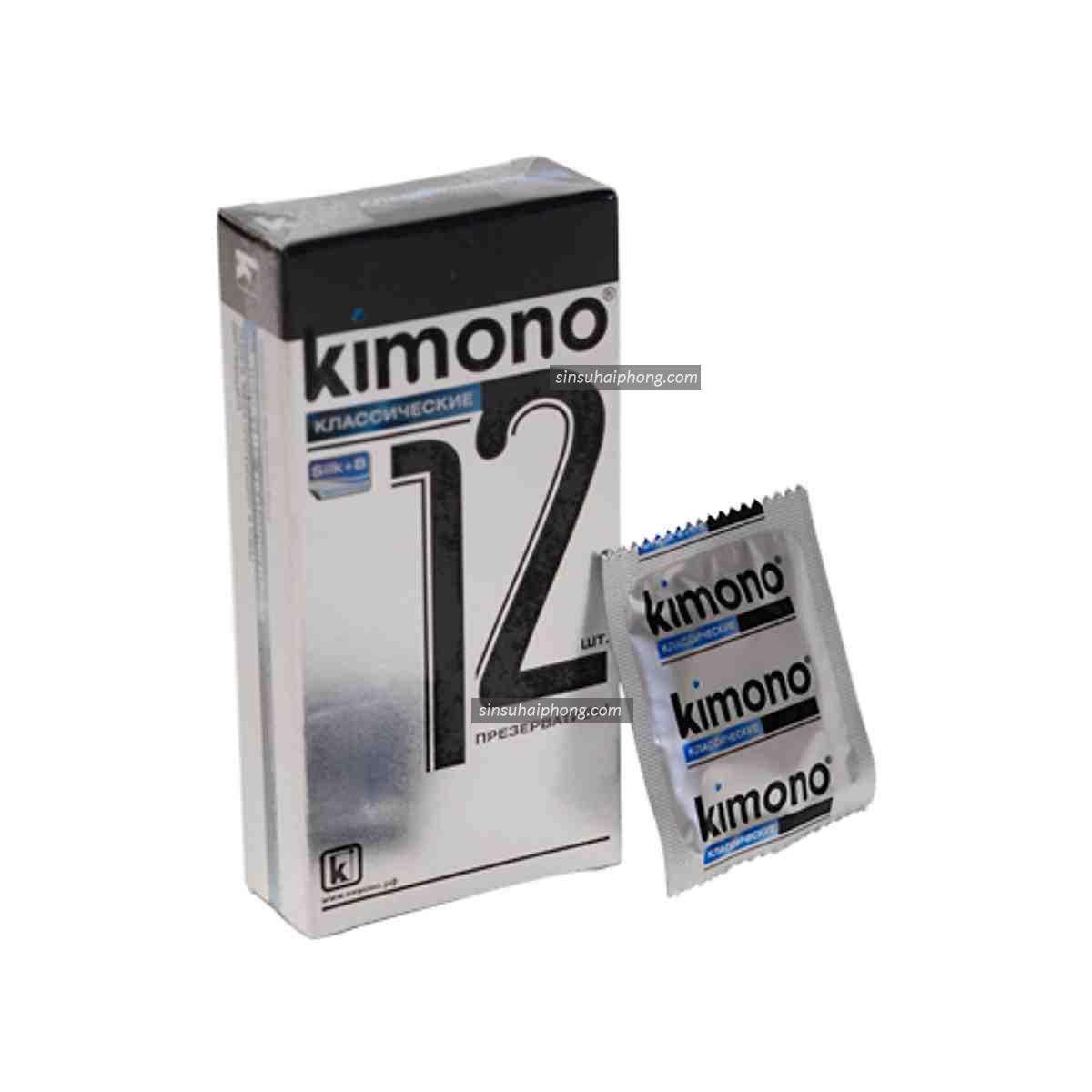 Bao cao su kimono Classic 12 chiec - sìn sú Hải Phòng